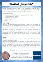 Vorschau - Arbeitsblätter - AnybookPro Material: Hörrätsel Körperteile - Seite 1