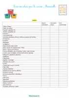 Aperçu - Outils du professeur - Liste pour faire tes Commandes en Maternelle - Page de couverture
