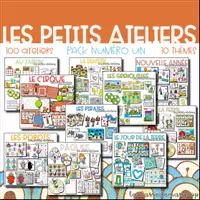 Aperçu - Jeux - Les Petits Ateliers - Pack 1 - 100 activités - Page de couverture