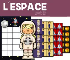 Aperçu - Jeux - Espace - Jeu de dés - Maternelle - Page de couverture