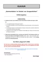 Vorschau - Arbeitsblätter - Kurzgeschichten + Kommunikation (EF): Klausur "Happy End" v. K.Marti - Seite 3