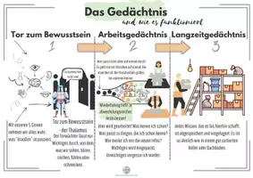 Vorschau - Fördermaterial/Inklusion - Kindgerechtes Erklärbild zum Gedächtnis - Seite 3