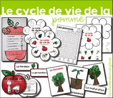 Aperçu - Affichage - Cycle de vie de la pomme - Pack 3 - Page de couverture