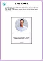 Vista previa - Hojas de trabajo - Fichas Cognitivas - Memoria - El restaurant - página 3