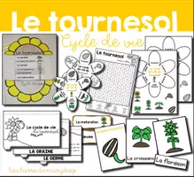 Aperçu - Jeux - Cycle de vie du Tournesol - Pack 2 - Page de couverture