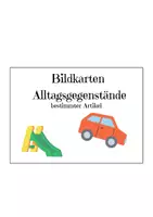 Vorschau - Bildkarten - bestimmter Artikel Alltagsgegenstände Bildkarten - Deckblatt