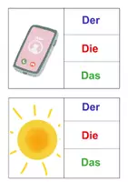Vorschau - Bildkarten - bestimmter Artikel Alltagsgegenstände Bildkarten - Seite 3