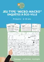 Aperçu - Jeux - Jeu d'observation et de déductions - Enquêtes à Eco-Ville - Page de couverture