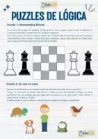 Vista previa - Juegos / Gamificación - Puzzles de lógica para trabajar la mente - Portada