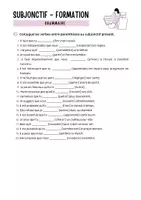 Vorschau - Arbeitsblätter - Subjonctif Übungen und Arbeitsblätter (Bildung & Anwendung) - Seite 1