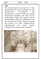 Vorschau - Arbeitsblätter - Barock Literatur: Wichtige Autoren, Werke und Stilmerkmale - Seite 3