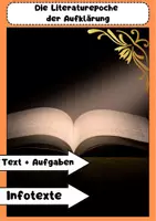 Vorschau - Arbeitsblätter - Aufklärungsliteratur: Autoren, Werke und Ideen der Epoche - Deckblatt