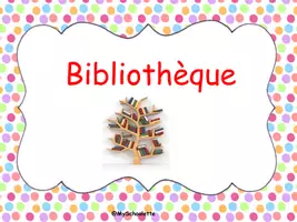 Aperçu - Affichage - Etiquettes Espace de la Classe : documents, livres, coin .... - Page 1