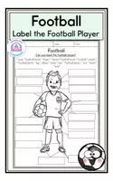 Aperçu - Feuilles d'exercices - Football - Label the Football Player - Page de couverture