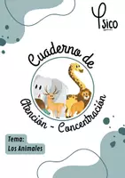 Vista previa - Hojas de trabajo - Cuadernillo de atención y concentración- ej 3 - Portada