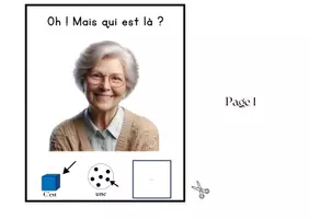 Aperçu - Apprentissages en autonomie - Livre Adapté en CAA, Qui est là ? Thème des personnes - Page 2