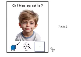 Aperçu - Apprentissages en autonomie - Livre Adapté en CAA, Qui est là ? Thème des personnes - Page 3