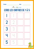 Aperçu - Apprentissages en autonomie - Graines d'O - Ecris les chiffres - Matériel Pédagogique - Page de couverture