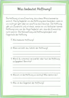 Vorschau - Arbeitsblätter - Hoffnung Ethik - Seite 1