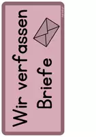 Vorschau - Arbeitsblätter - Briefe verfassen - Tafelmaterial - Seite 1