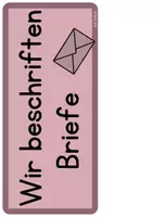 Vorschau - Arbeitsblätter - Briefe verfassen - Tafelmaterial - Seite 2