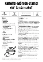 Vorschau - Unterrichtsreihen - Rezept: Kartoffel-Möhren-Stampf mit Gurkensalat (vegan) | Hauswirtschaft & Ernährung | Klasse 5–9 - Seite 3