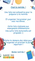 Aperçu - Préparation de séance / Séance complète - Préparer ta Rentrée en Elémentaire - Page de couverture