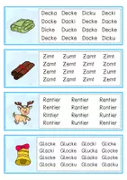 Vorschau - Fördermaterial/Inklusion - Finde die richtigen Wörter, Winter, Karteikarten - Seite 2