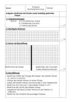 Vorschau - Arbeitsblätter - Protokoll Dichte Versuch - Deckblatt