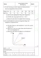 Vorschau - Arbeitsblätter - Lernerfolgskontrolle Geschwindigkeit - Deckblatt