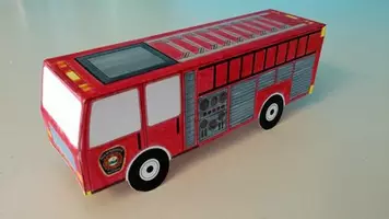 Aperçu - Autre type de ressources - Camion de pompiers et marionnette - Page de couverture
