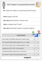 Vorschau - Arbeitsblätter - Fußball EM 2024 in Deutschland / Lernwerkstatt - Seite 3
