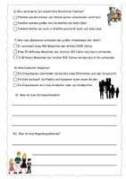 Vorschau - Arbeitsblätter - Quiz zur Familien Reportage (mit Lösung) - Seite 1
