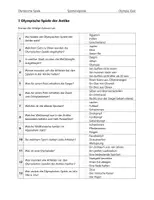 Vorschau - Arbeitsblätter - Das Olympia-Quiz - Seite 1