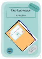 Vorschau - Anderer Materialtyp - Schilder für die Krankenmappe (Classroom Management) - Deckblatt