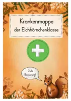 Vorschau - Mal- und Bastelvorlagen - Eichhörnchenklasse - Postmappe und Krankenmappe - Seite 3