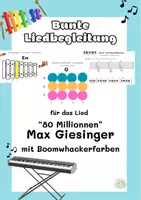 Vorschau - Arbeitsblätter - Liedbegleitung Xylophon, Keyboard & Boomwhacker zu "80 Millionen" - Max Giesinger - Deckblatt