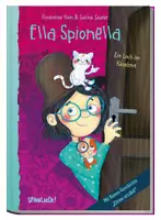 Vorschau - selbst erstellte Cliparts/Grafiken - Kinderbuch "Ella Spionella - Ein Loch im Käsebrot" LESEPROBE - Deckblatt