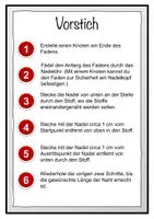 Vorschau - Arbeitsblätter - Nähen lernen. Vorstich und Rückstich - Seite 2