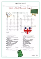 Vorschau - Spiele - Crossword Englisch Adjective Adverb - Seite 2