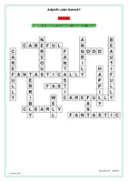 Vorschau - Spiele - Crossword Englisch Adjective Adverb - Seite 3