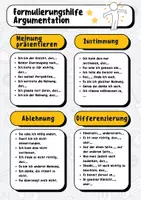 Vorschau - Merkblätter - Formulierungshilfen Argumentation - 3fach differenziert - Seite 3
