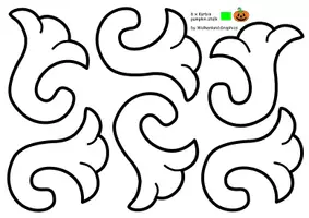 Vorschau - Mal- und Bastelvorlagen - Kürbis Fensterbild: Bastelvorlage für den Kunstunterricht Klasse 1-4 (Herbst basteln / Halloween / Deko-Kürbis / Grundschule) - Seite 3