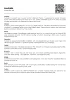 Vorschau - Arbeitsblätter - Australia (Infotext and Exercises) - Deckblatt
