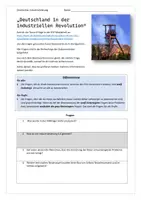 Vorschau - Arbeitsblätter - Industrialisierung: Doku "Deutschland in der Industriellen Revolution" (Terra-X-Folge) Arbeitsblatt + LÖSUNGEN | Geschichte Klasse 8 - Seite 1