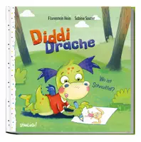 Vorschau - selbst erstellte Cliparts/Grafiken - Bilderbuch "Diddi Drache" LESEPROBE - Deckblatt