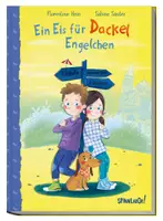 Vorschau - selbst erstellte Cliparts/Grafiken - Kinderbuch "Ein Eis für Dackel Engelchen" LESEPROBE - Deckblatt