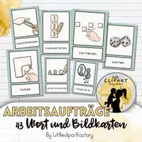Vorschau - Bildkarten - Arbeitsaufträge visualisieren – Wort-Bild-Karten - Seite 2
