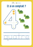 Aperçu - Apprentissages en autonomie - Support Pédagogique - Les chiffres - Page 3