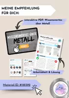 Vorschau - Arbeitsblätter - Technik - Materialkunde Metall - Arbeitsblatt mit Fragen zu Video - Seite 2